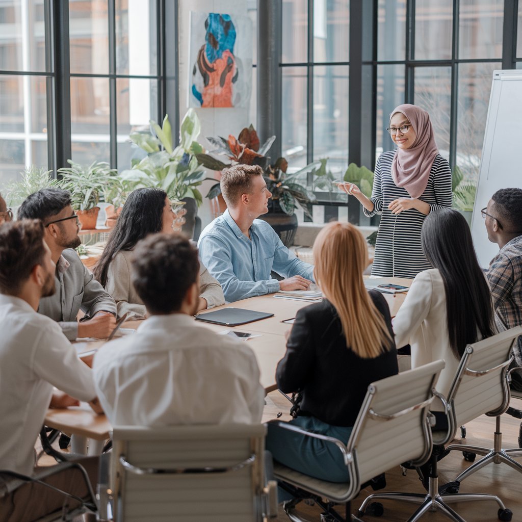 Cortex Executives leadership presenting to a global team
